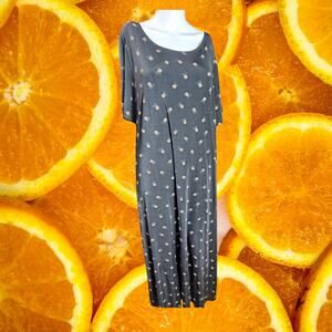 Ronni Nicole II By Ouida Women’s Black‎ Shimmer Stretch Lined Long Dress